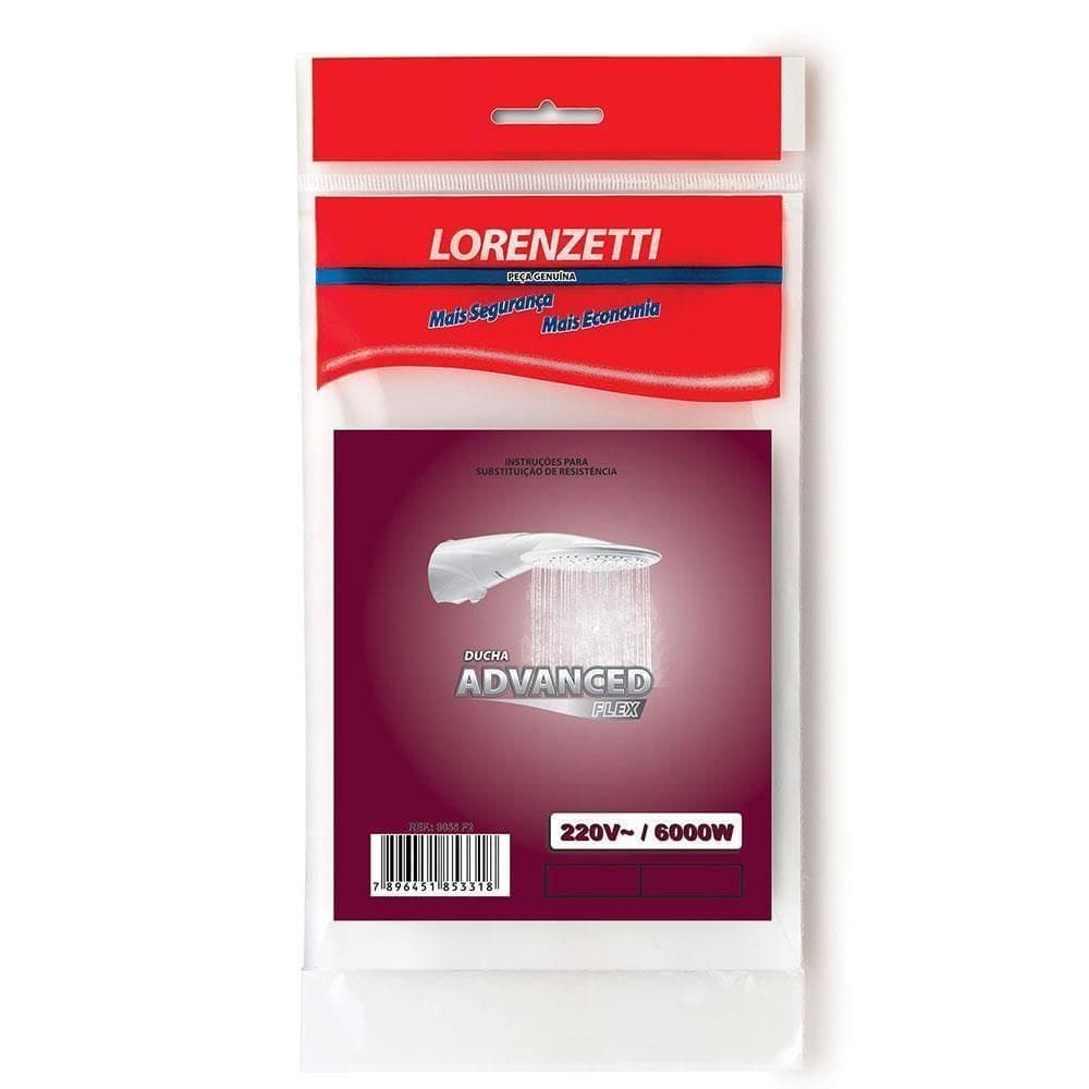 Resistência Advanced Flex 6000w 220v - 7589100 - Lorenzetti Resistencia Ducha Advanced Flex 6000w-220v