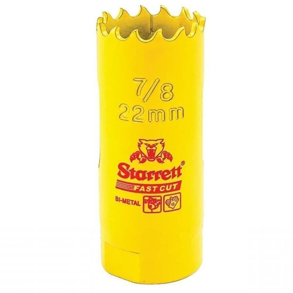 Serra Copo Bi Metal 7-8”” 22mm - Fch0078-g - Starrett Serra Copo Bimetal 7-8” 22mm Starrett