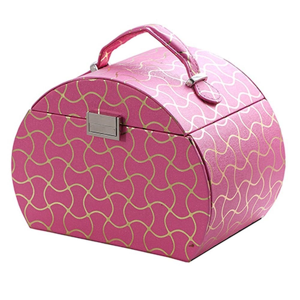 Estojo de joias Benzara BM240928 Pink Travel Storage