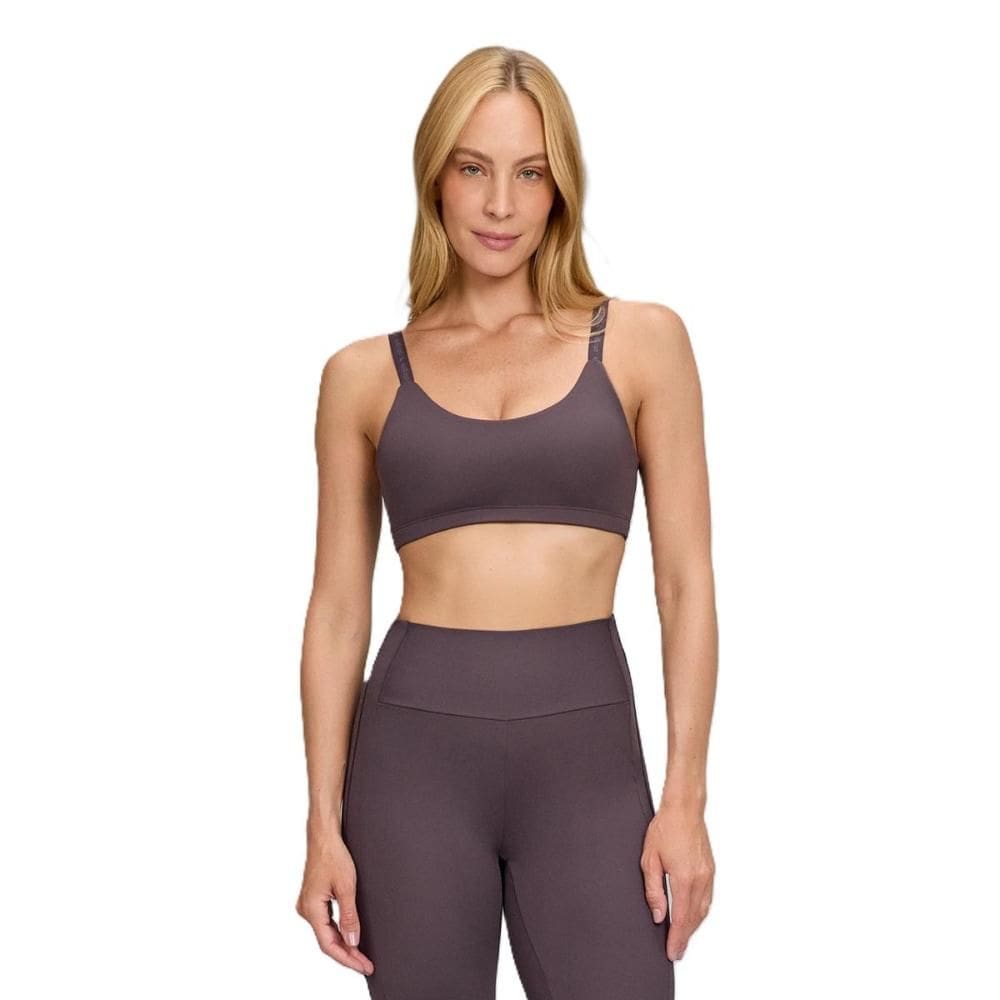 Top Reto Fitness Alto Giro Bojo Elástico Feminino 2531506