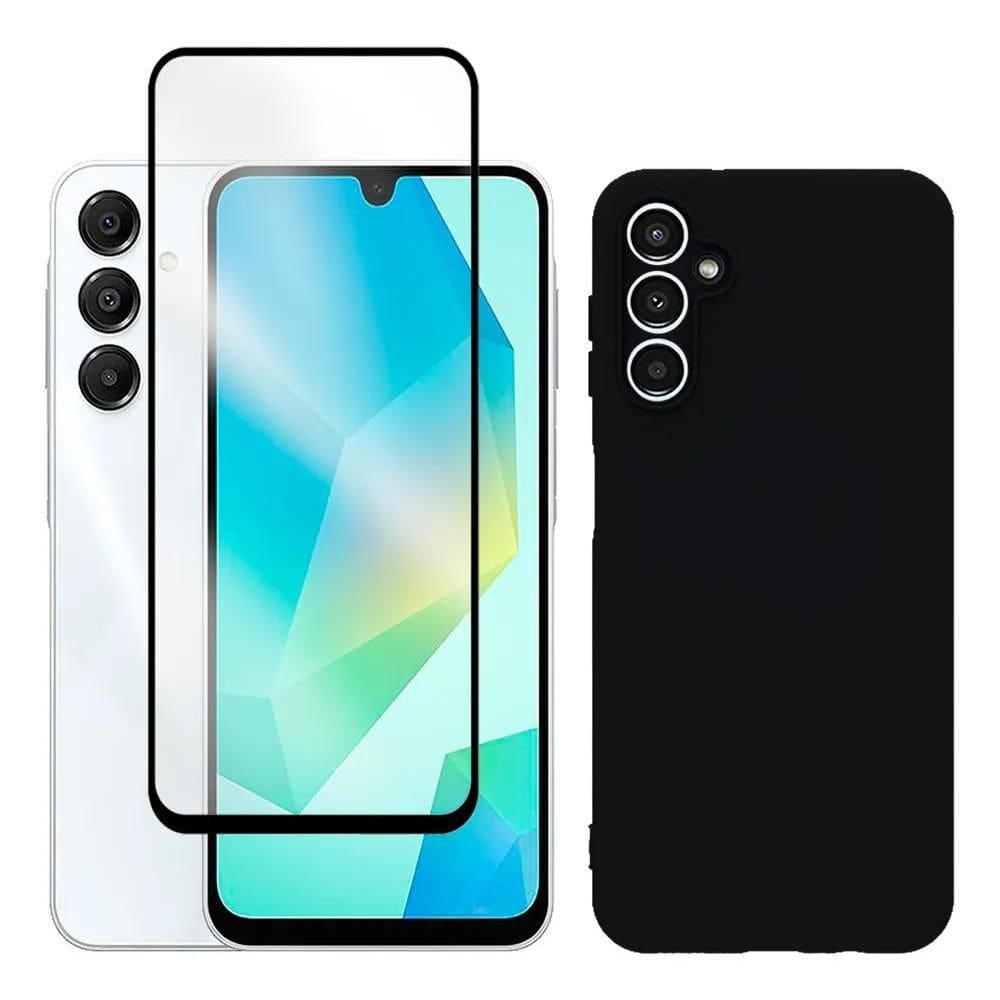 10X Capa Capinha Case Aveludada + Película Para Galaxy A16