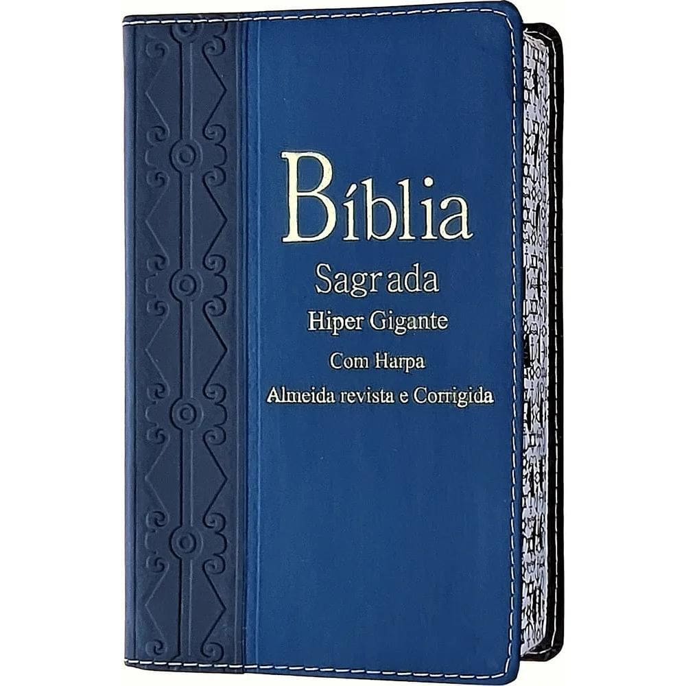 10X Bíblia Com Harpa Feminina/Masculina Hipergigante Grande