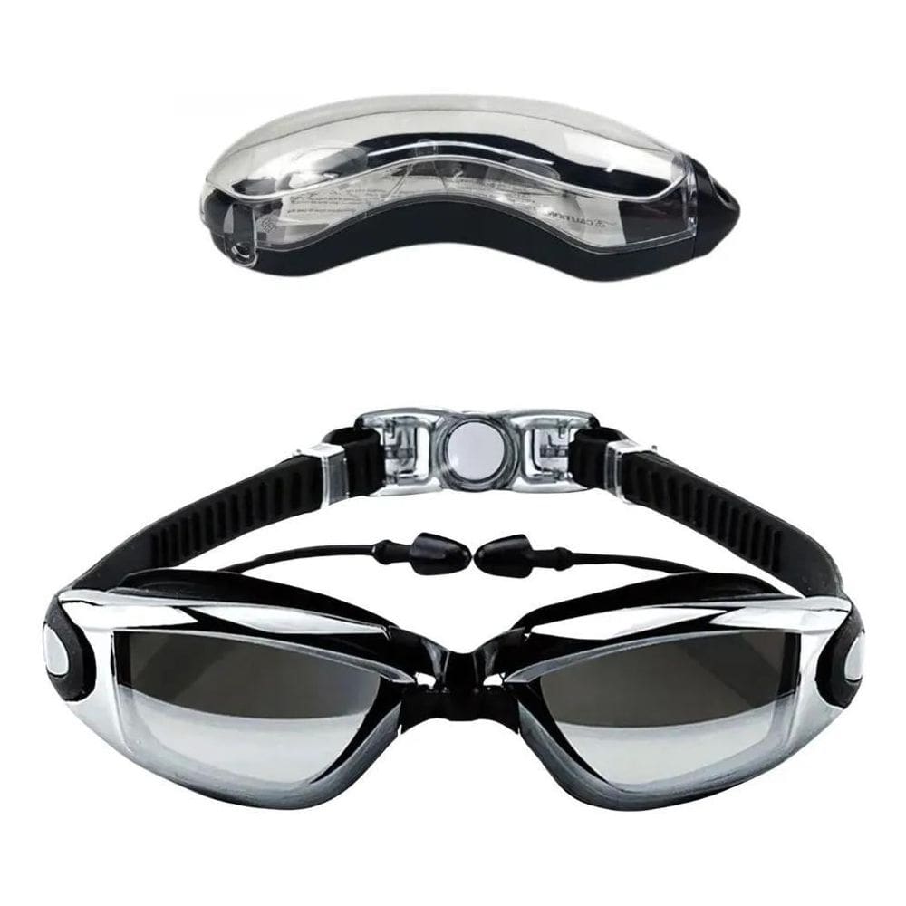 10X Kit Óculos Natação Mergulho Piscina Com Estojo Hero Ban