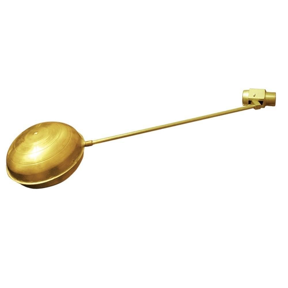 Torneira Boia Latão Para Agua Quente Fria 3/4 Balão Latão