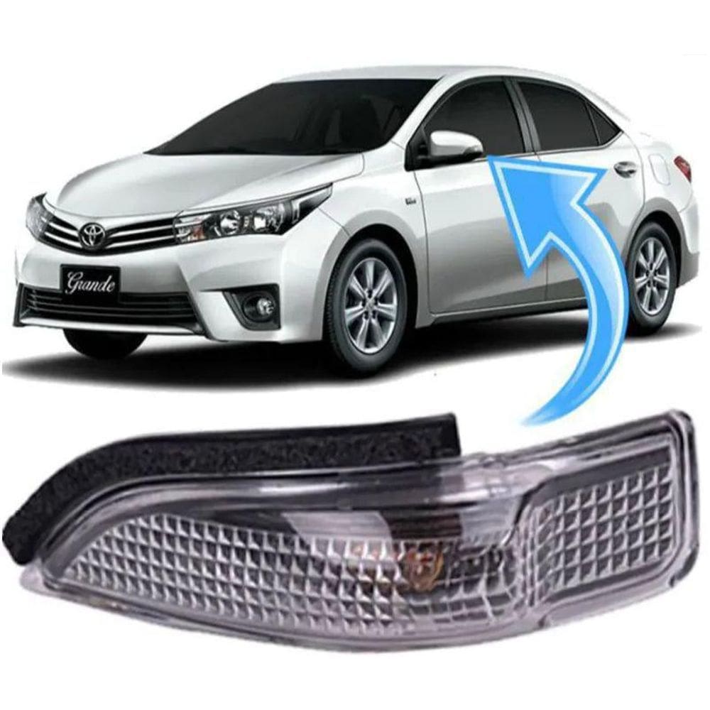 Pisca Seta Retrovisor Toyota Corolla De 2015 À 2017 Esquerdo