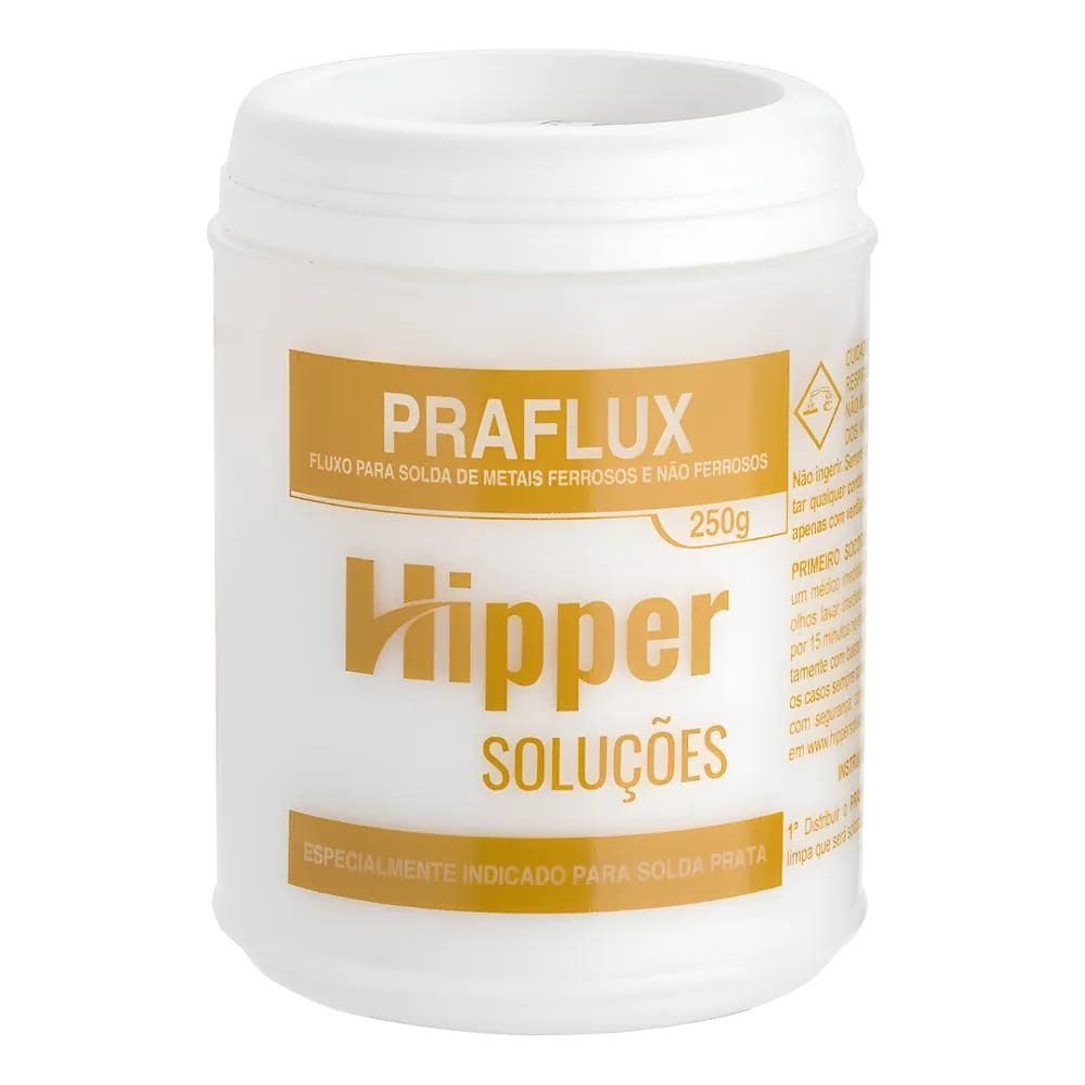 10X Fluxo De Solda Prata 250G Praflux