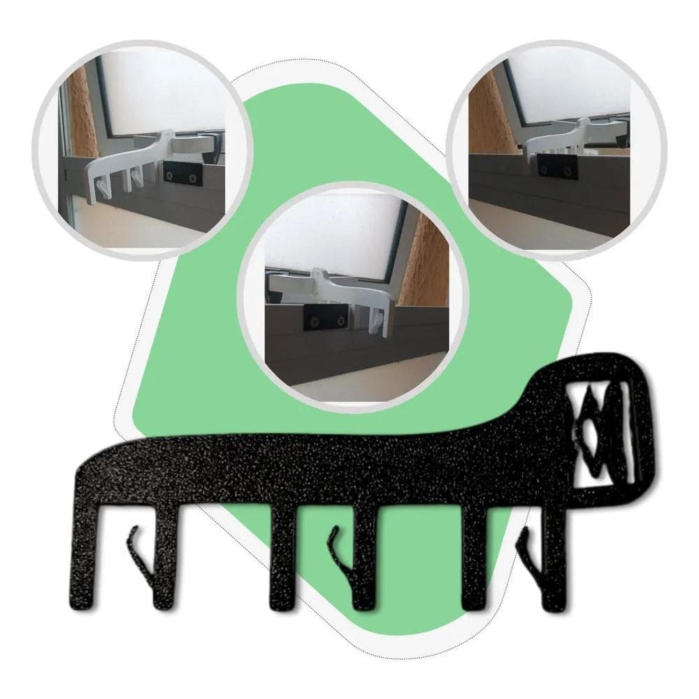 10X Trava Para Janela Basculante Limitator De Abertura Espe