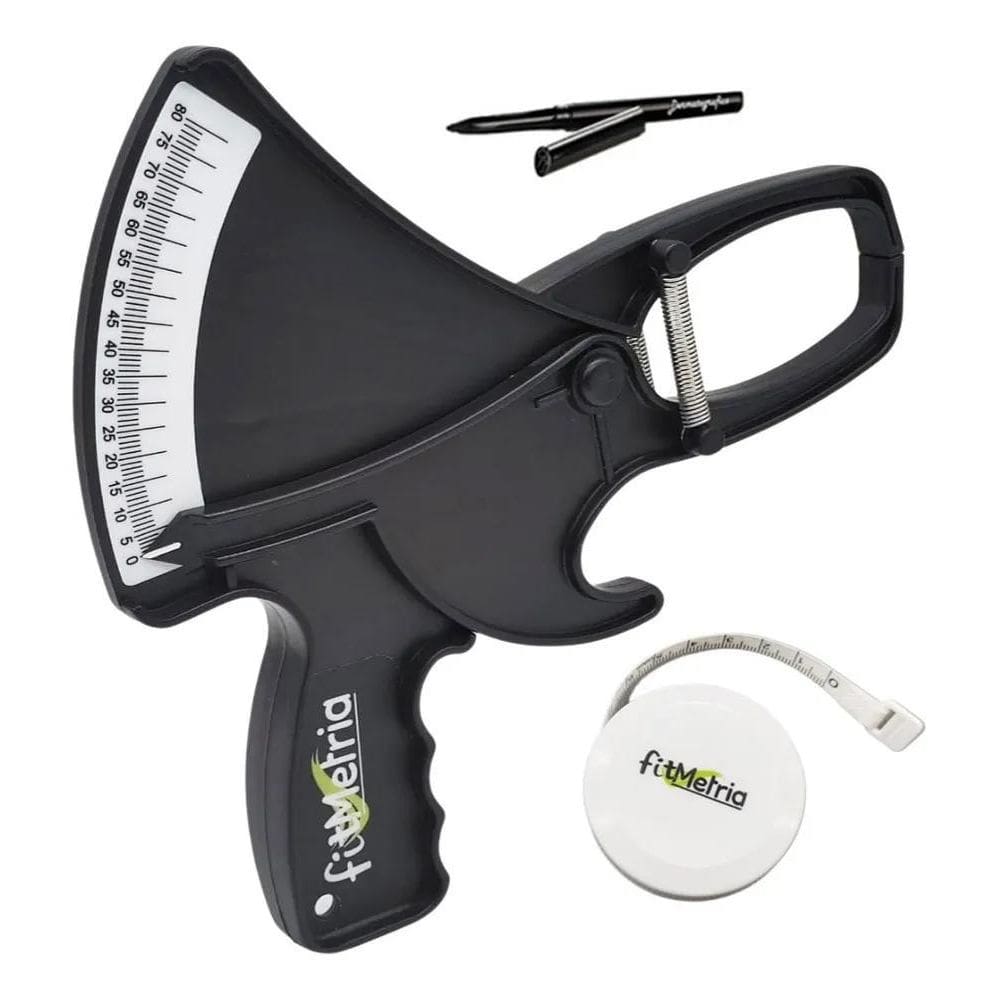 10X Kit Adipômetro Plicômetro Medidor De Gordura Corporal C