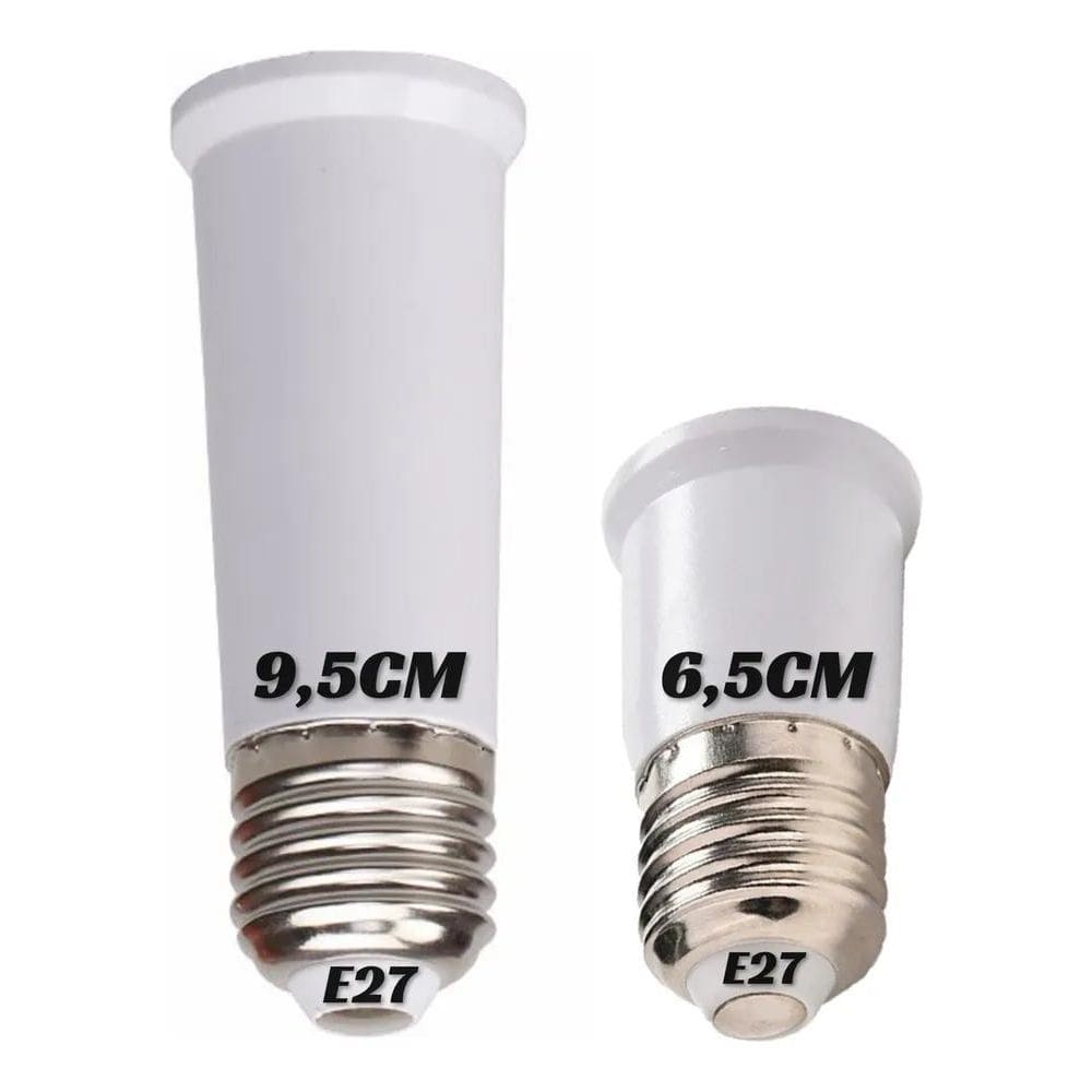 10X Prolongador Extensor Adaptador Soquete - Kit 1X65Mm + 1