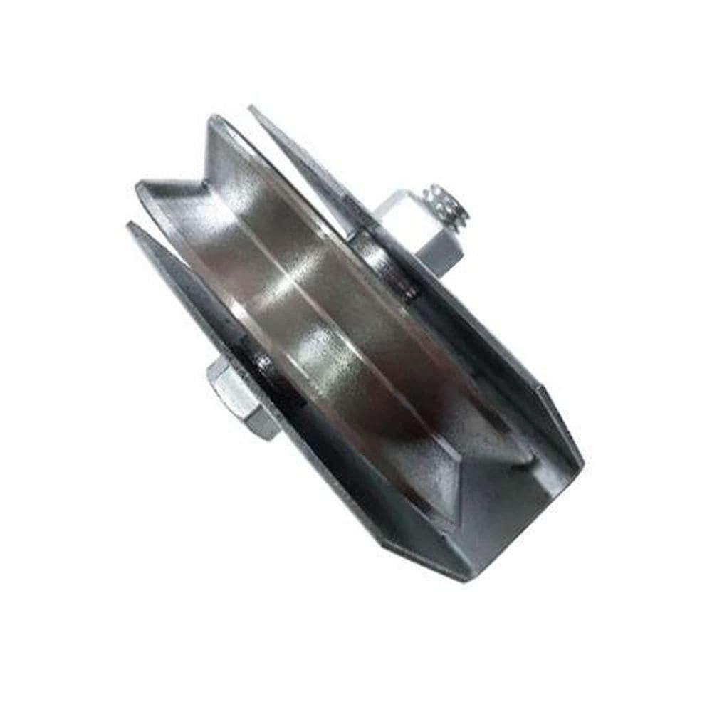 Roldana Ferro Maciça 75mm (3) Para Portão Cantoneira - Ferrosul