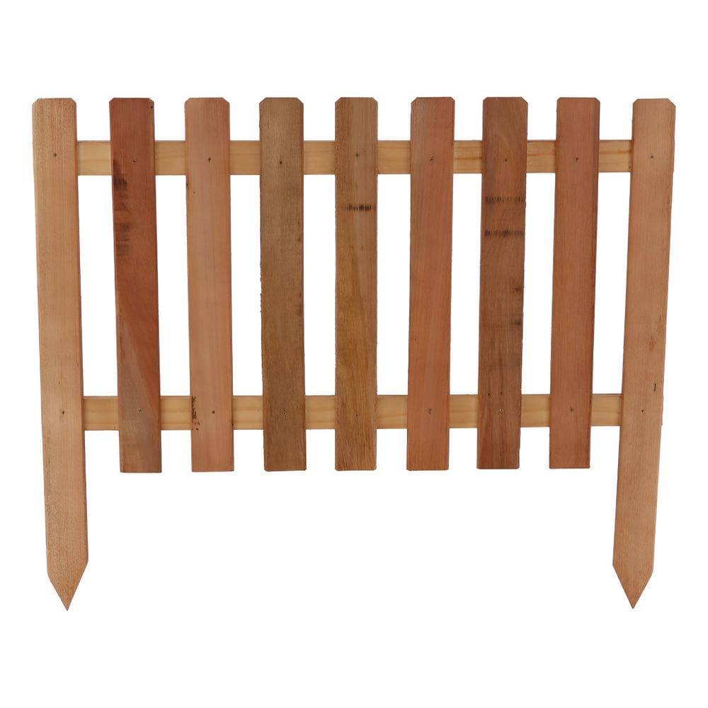 Cerca De Madeira Ripada Marrom 60x100 Cm Elegancia