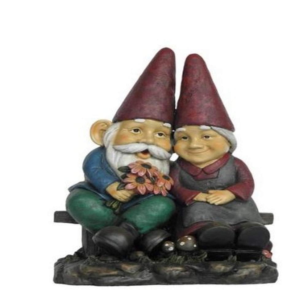 Estatueta Hi-Line Gift Ltd Old Couple Garden Gnome 43 cm
