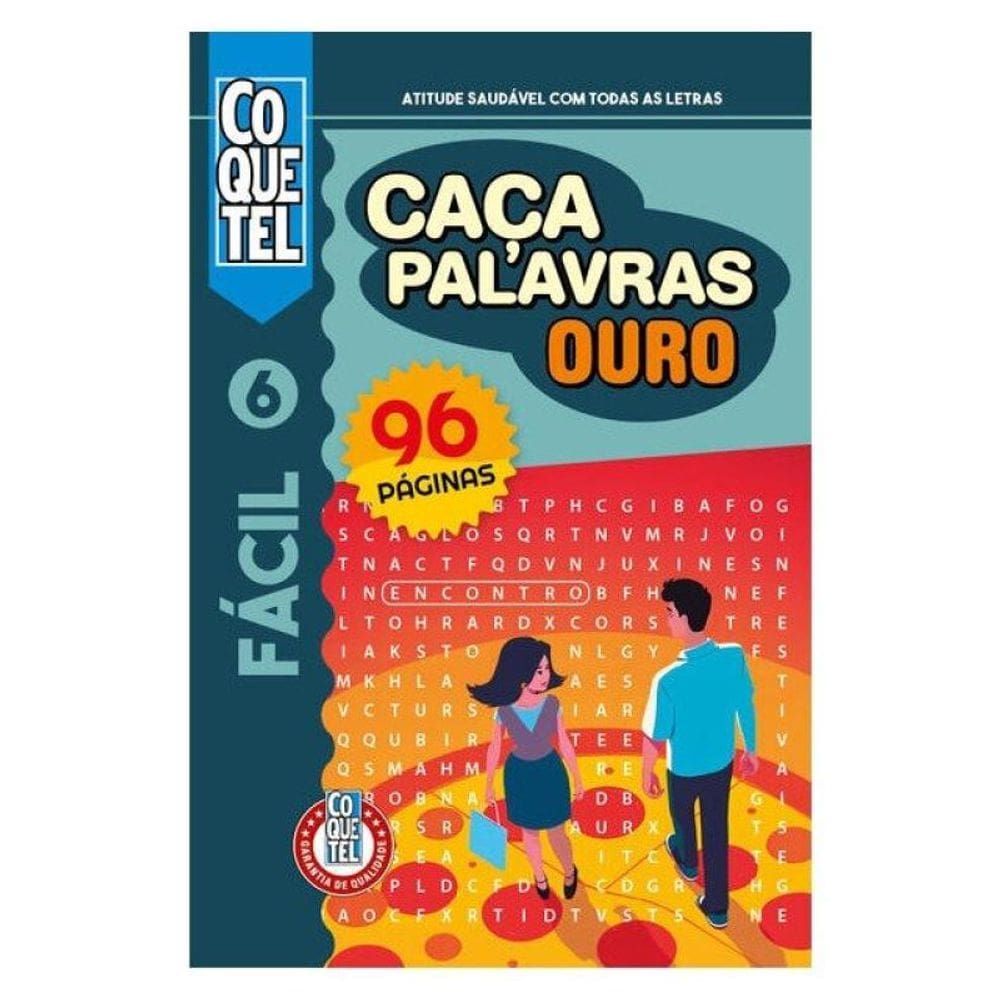 Livro Coquetel Caça-Palavras Ouro 6