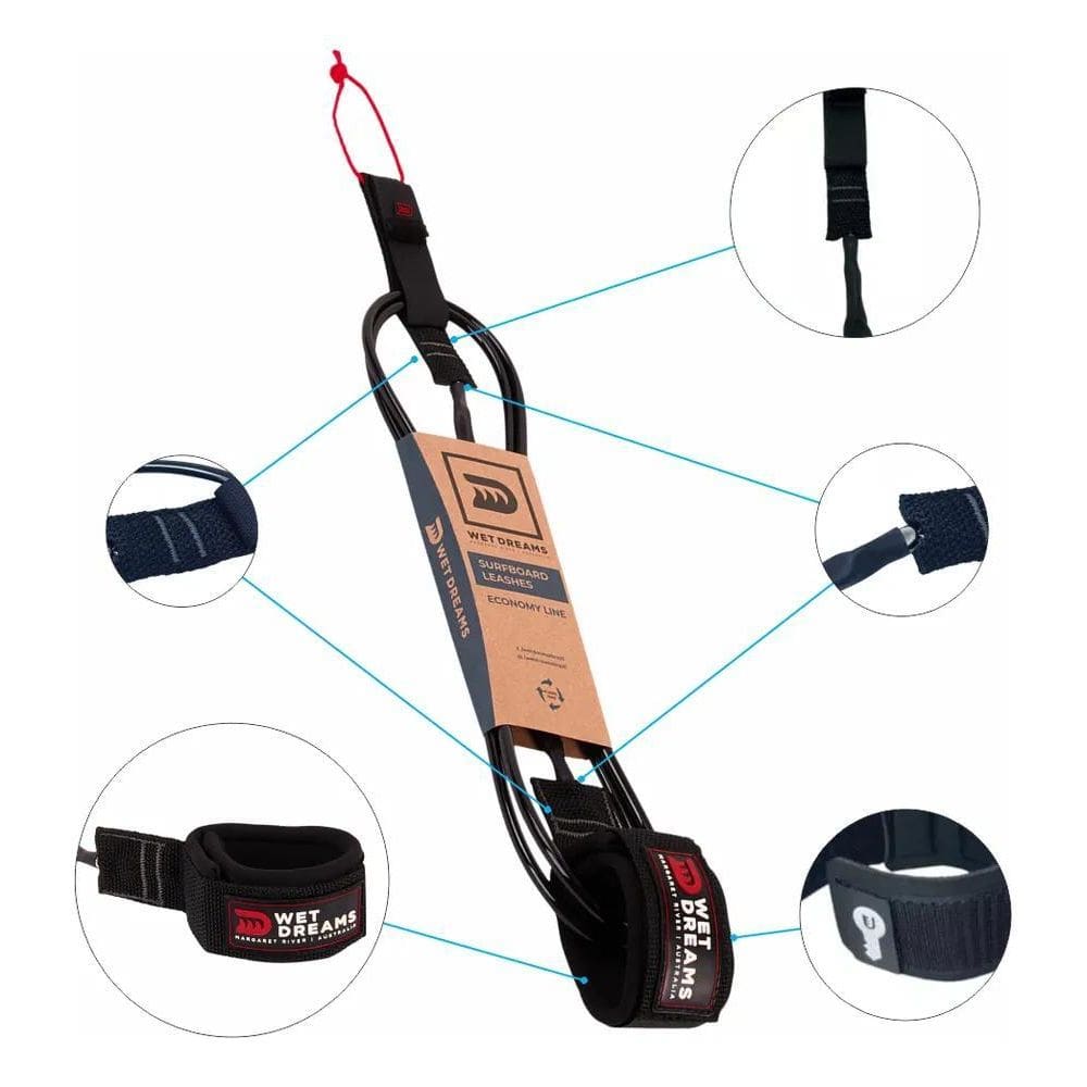 10X Leash Strep Cordinha Prancha Surf 6` Wet Dreams 2 Girad
