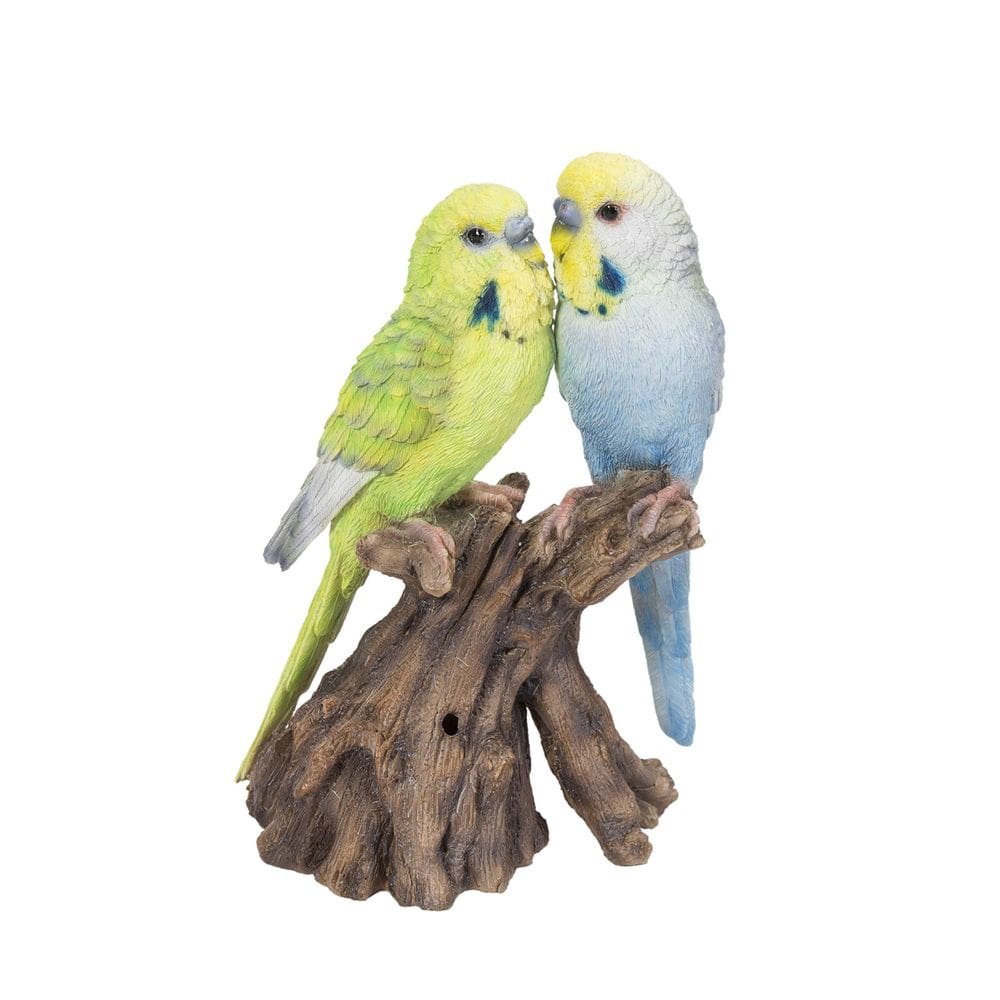 Figurine Hi-Line Gift Ltd. Motion Activated Singing Budgerigar