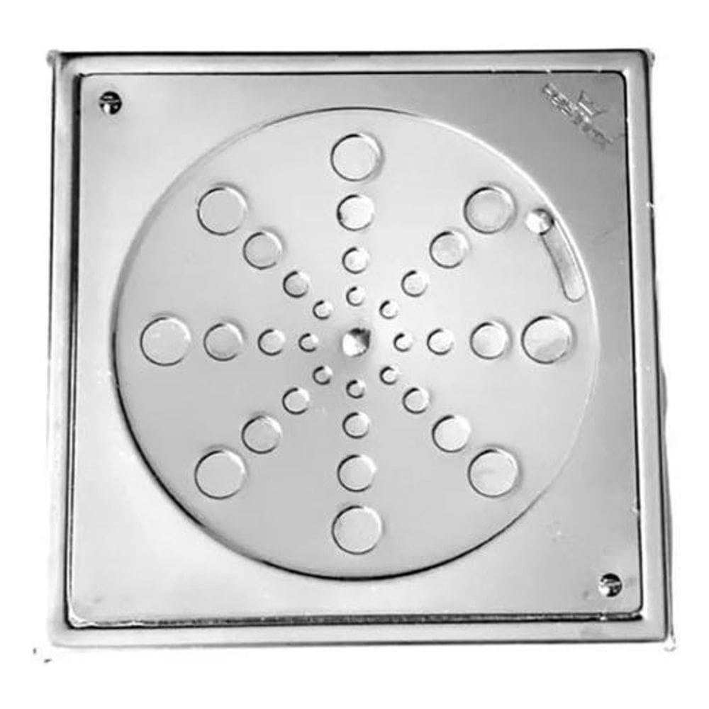 10X Tampa Ralo Grelha Aço Inox Banheiro Quadrada 15Cm Abre