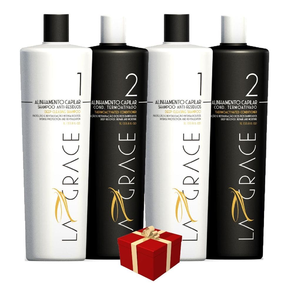 2 Kits - La Grace Escova Redutora Lagrace +