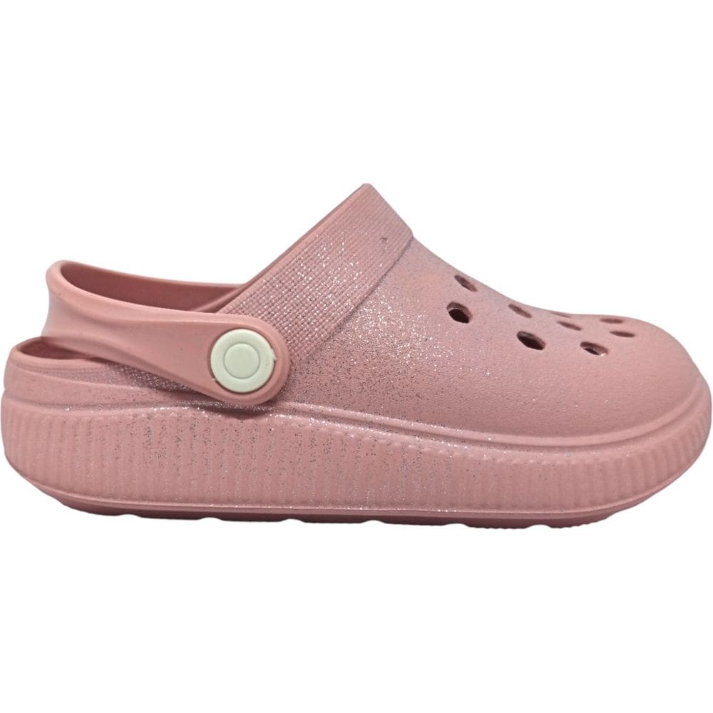 Babuche Infantil Menina Casual Dia a Dia Passeio Escola Com Glitter Molekinha 2591.200