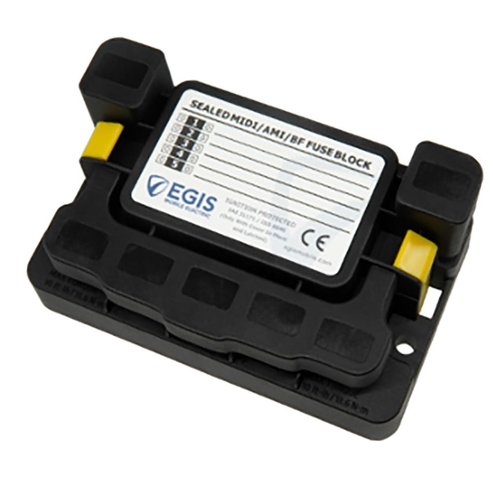 Bloco de fusíveis Egis MIDI 5x com tampa selada
