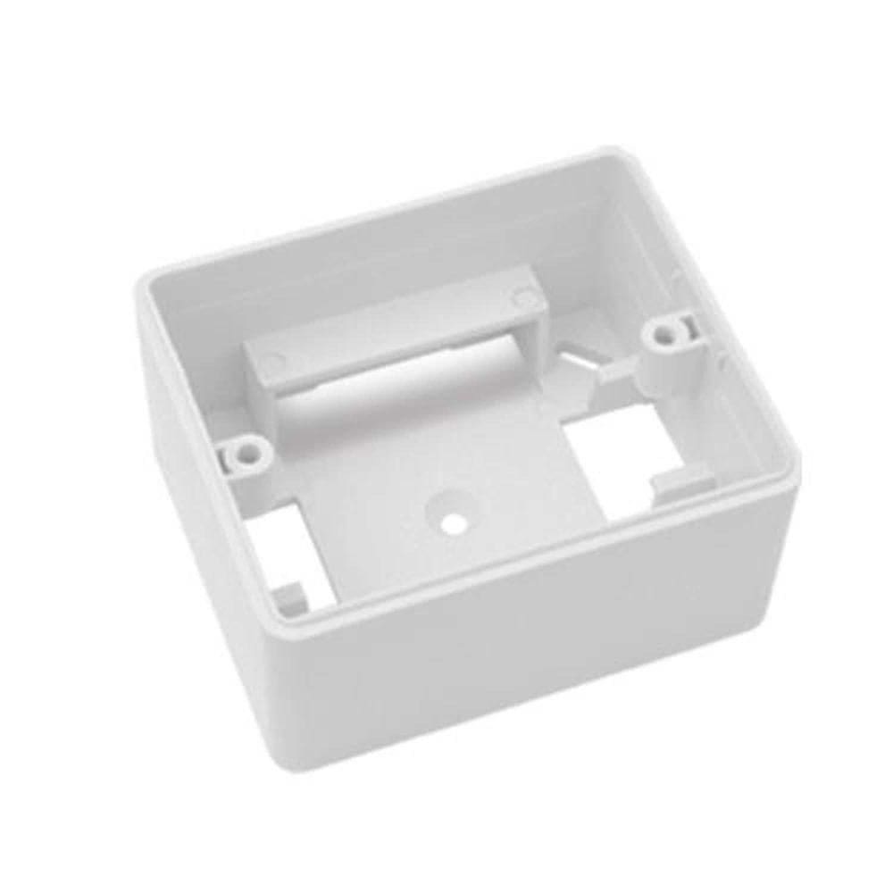 Caixa Sobrepor 2 Módulos Linha Box Ilumi Para Instalação Elétrica