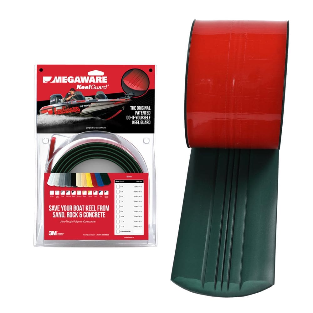 Protetor de quilha para barco MEGAWARE KEELGUARD 5” de largura Hunter Green