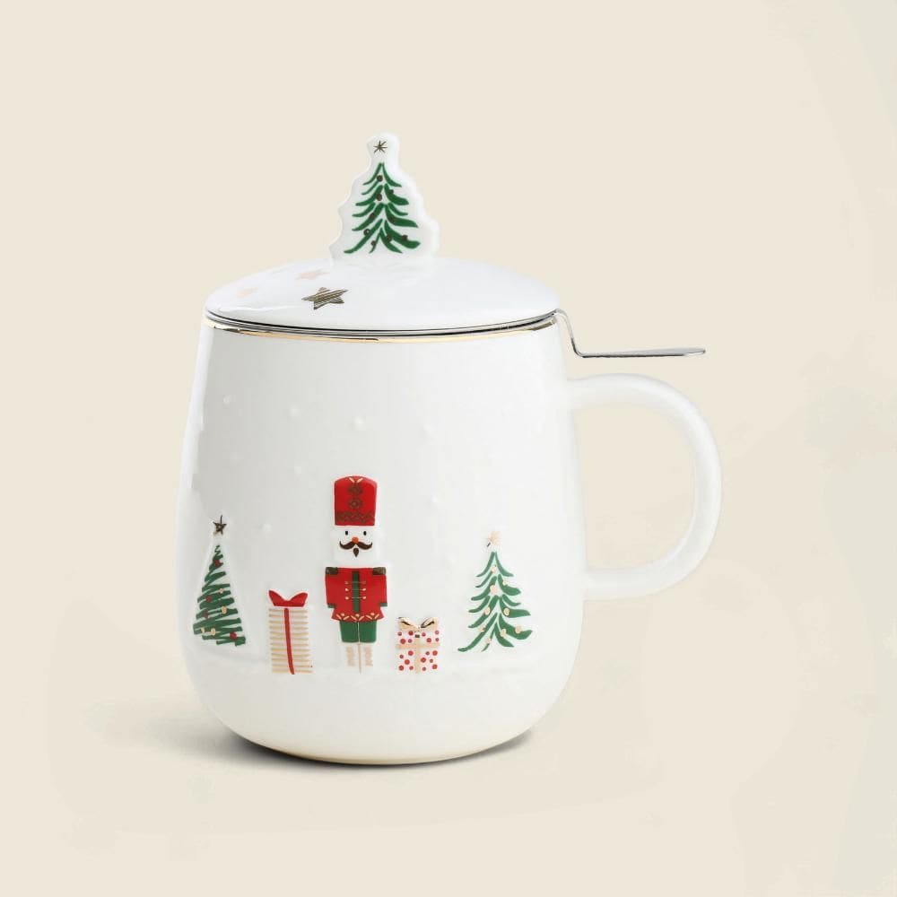 Caneca com Tampa Magic Porcelana - A\\CASA