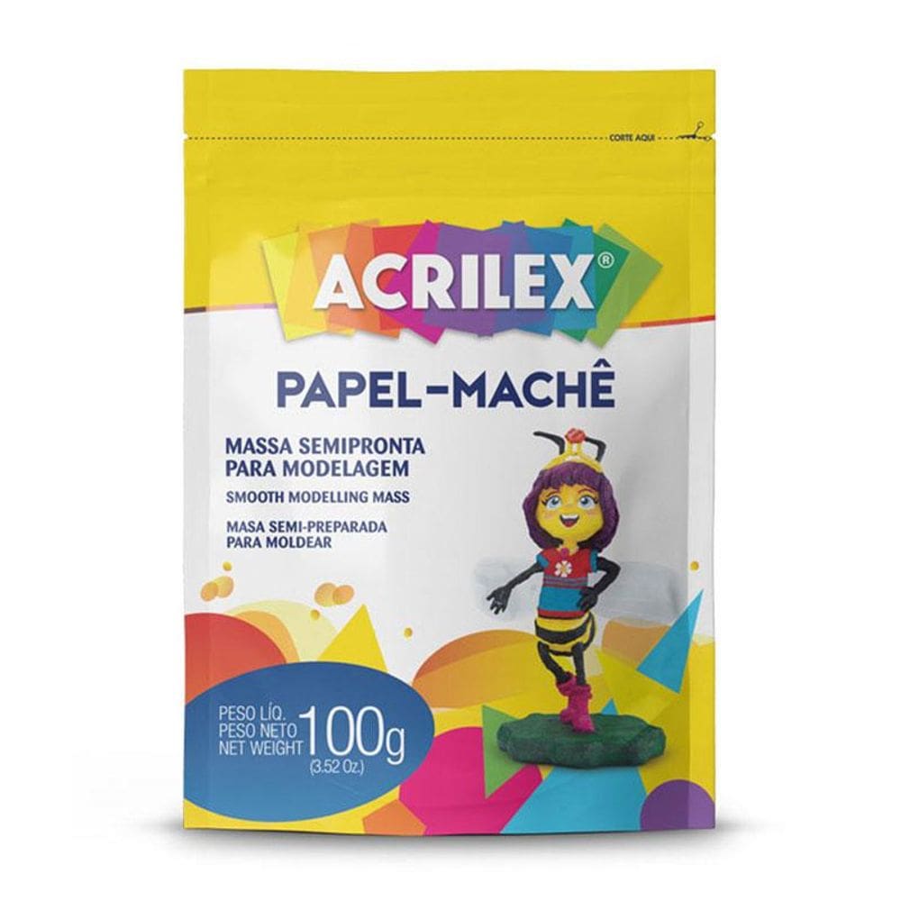Papel maché c/ 100g Acrilex