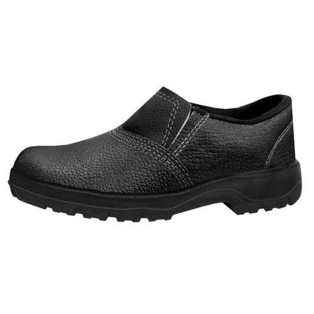 Botina Preta Couro Com Elástico Nº 43 - Solado Pu - Ca Ministério Do Trabalho