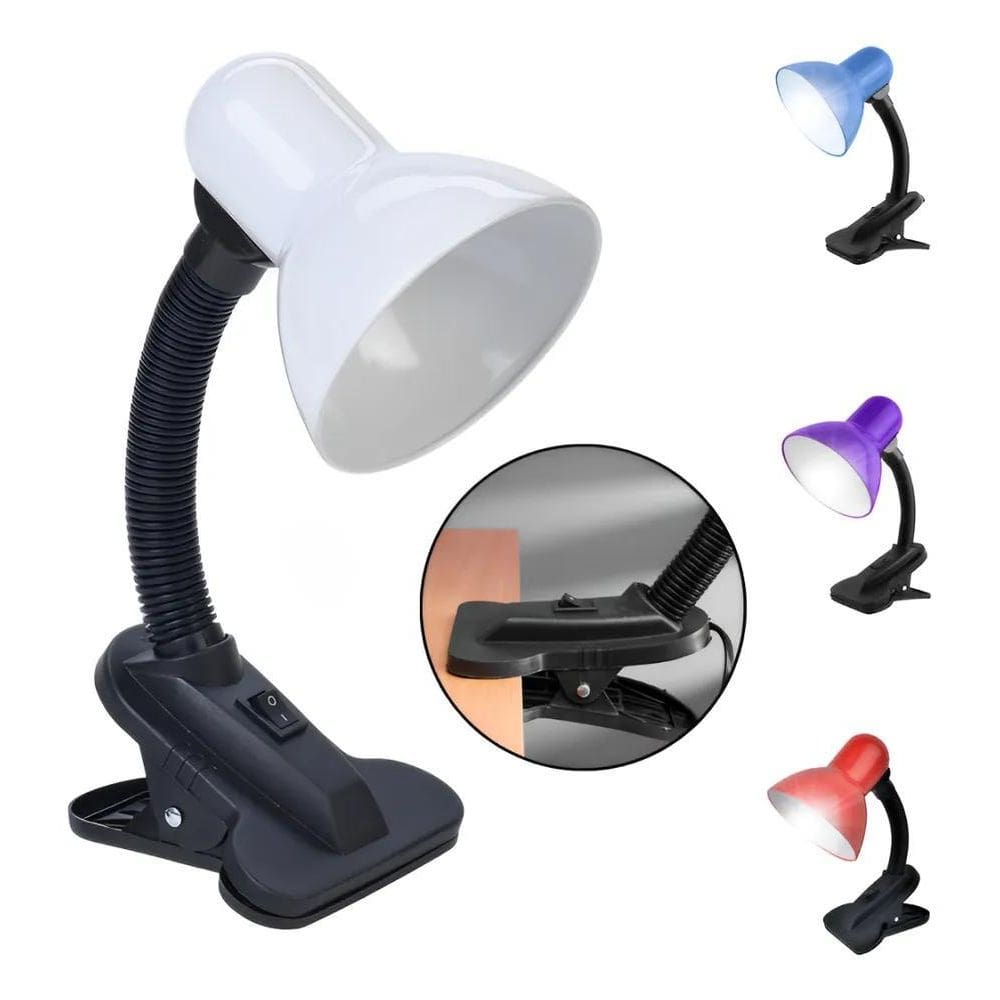 10X Luminária De Mesa Pixar Articulada Bivolt Com Garra Pre