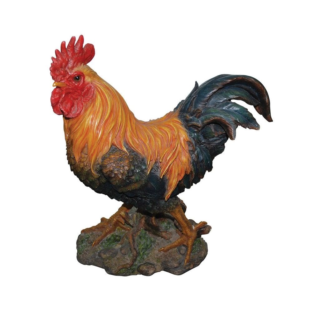 Estátua Rooster Garden Hi-Line Gift Ltd 46 cm H Outdoor