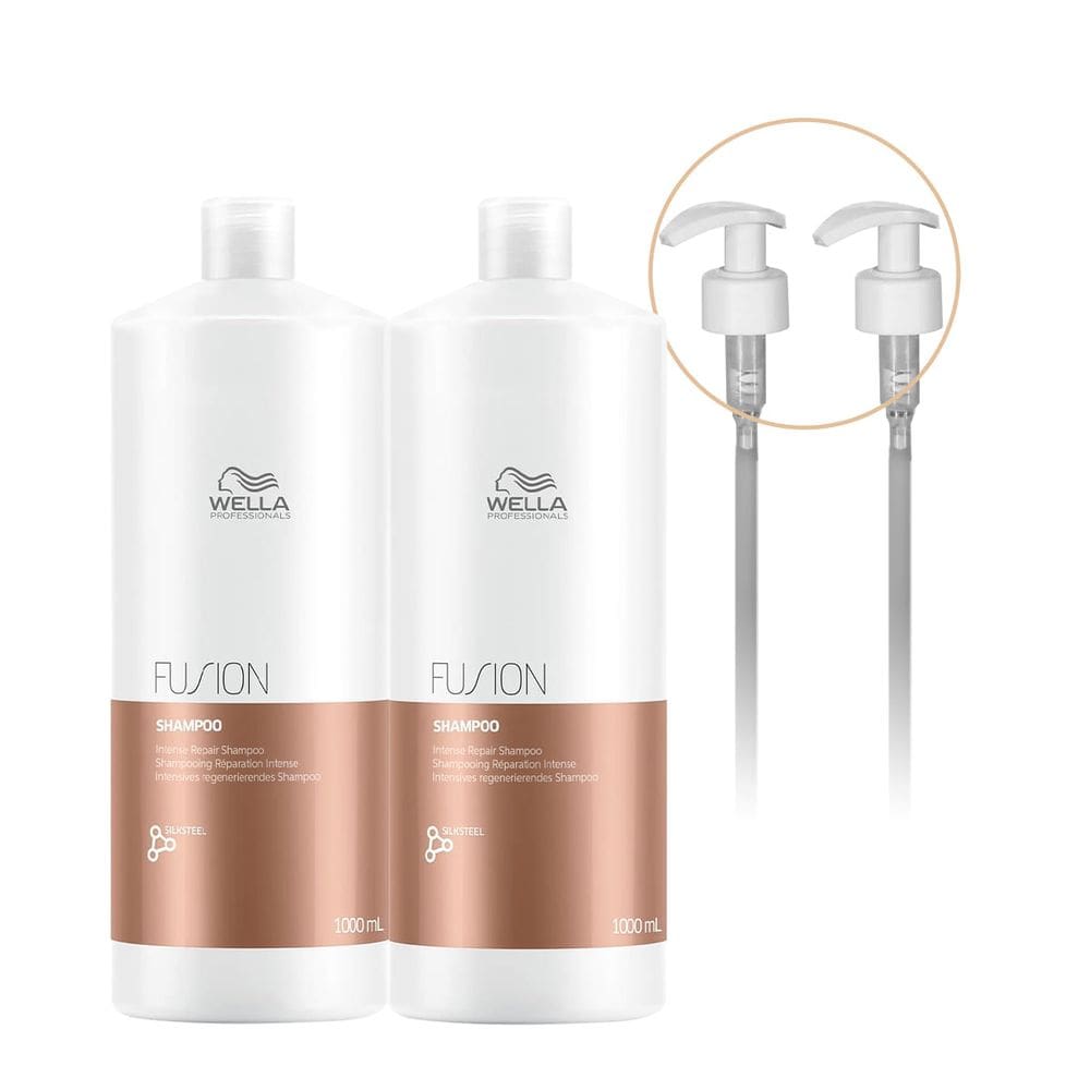 Kit Wella Professionals Fusion Shampoo Extra e Válvula (4 produtos)