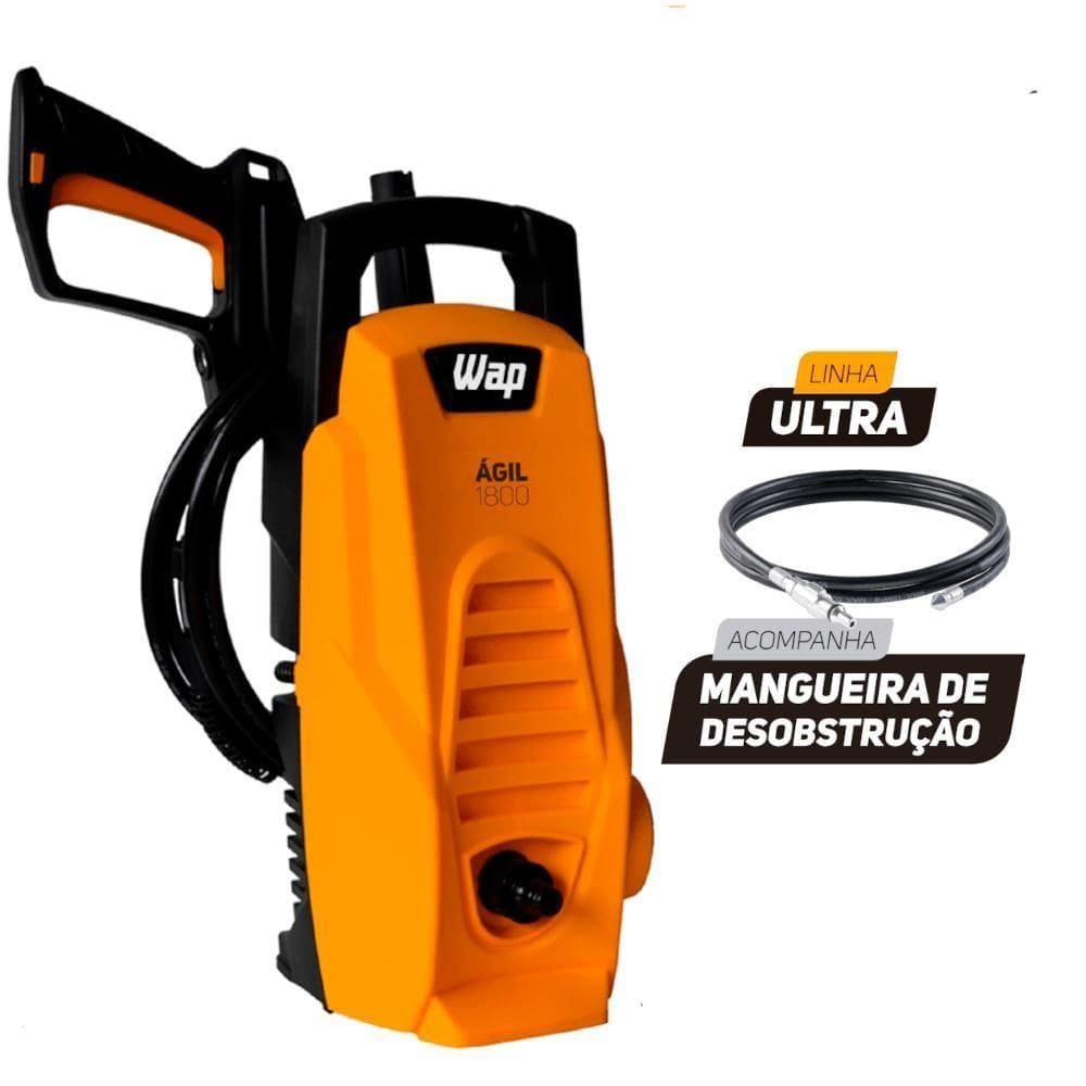 Desobstruidora De Alta Pressão 1400W 1300PSI WAP Ágil Ultra 1800 110V