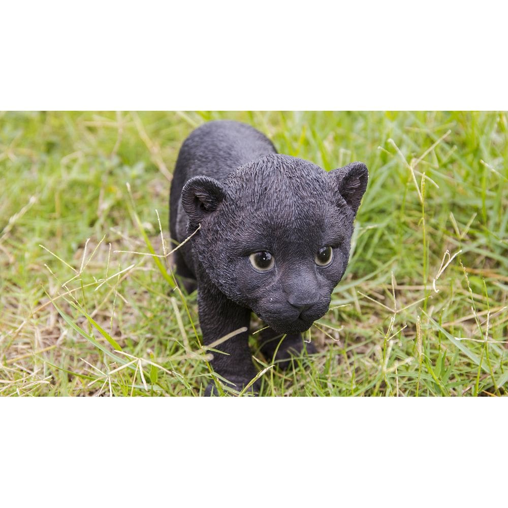 Estatua de Cachorro de Pantera Negra RUNADI