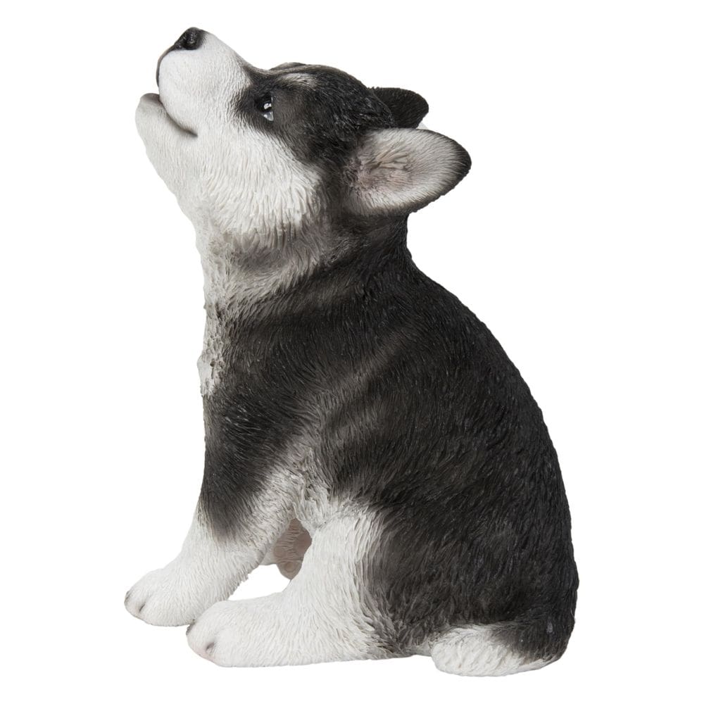Estatueta Hi-Line Gift Ltd Siberian Husky Puppy Howling