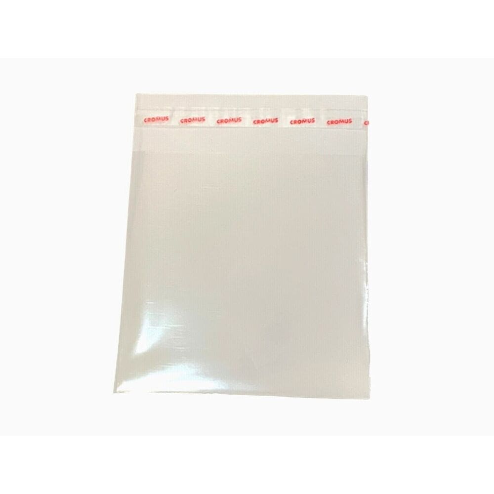 Saco Plástico Adesivado 8x10+3cm Transparente Cromus Com 1.000 Unidades