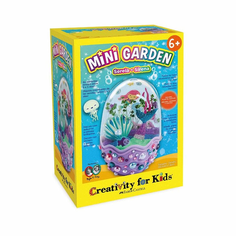 Mini Jardim Mágico Encantado de Sereia 6243900 Faber Castell