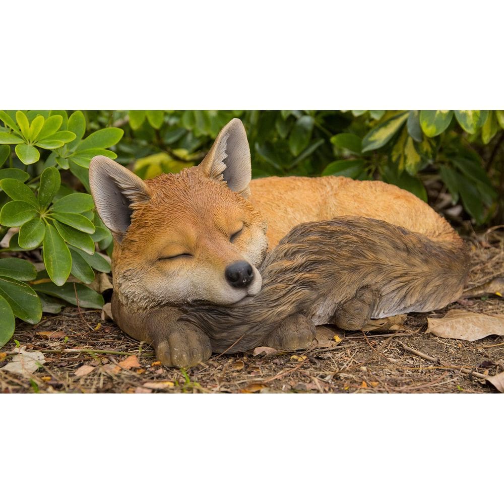 Escultura RUNADI Hi-Line Gift 87719-C Fox Sleeping Statue