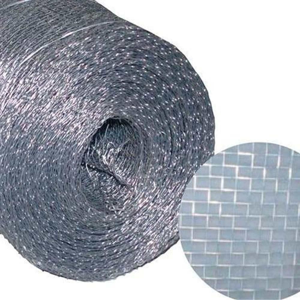Tela Arame Galvanizado Malha 10 - Fio 28 - 10m X 1m - Uso Em Jardins E Horta