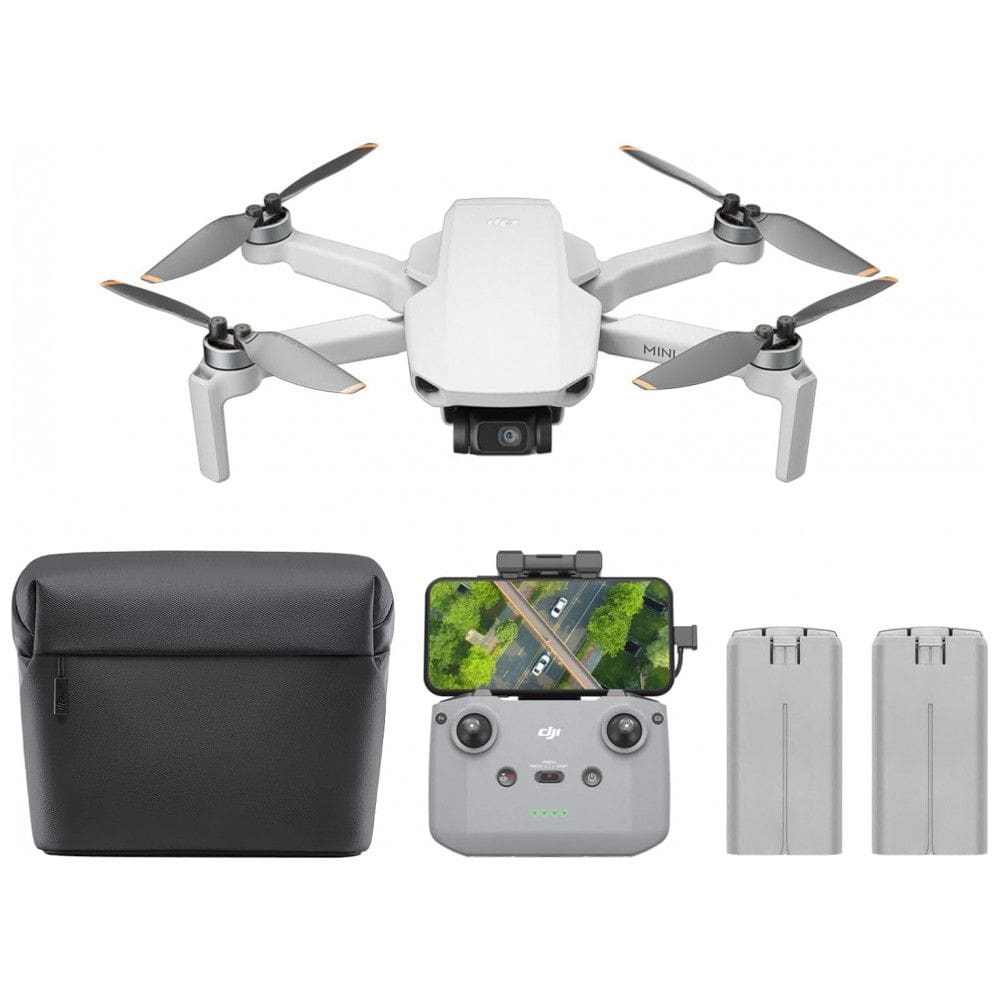 Combo de Drone DJI Mini 4K Camera, Drone com Câmera 4K UHD para Adultos, Estabilização Gimbal 3 Eixos, Transmissão de Vídeo 10km