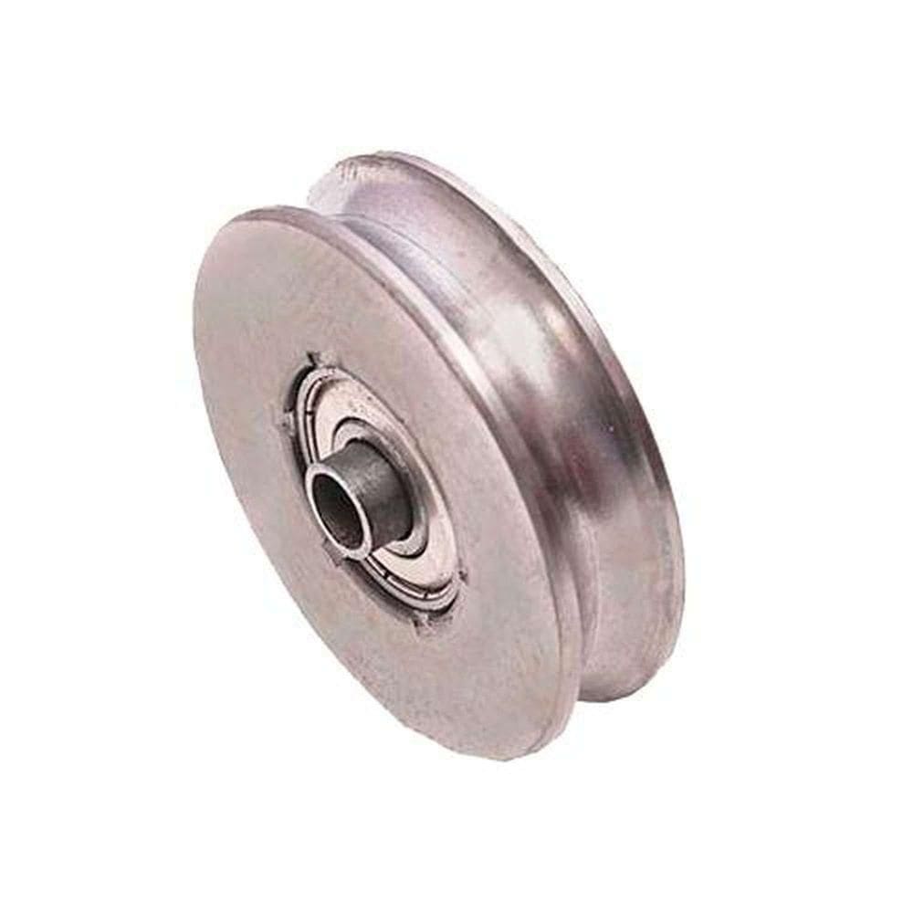 Roldana Ferro Maciça 60mm (2 1-2) Para Portão Cantoneira Com Bucha - Ferrosul