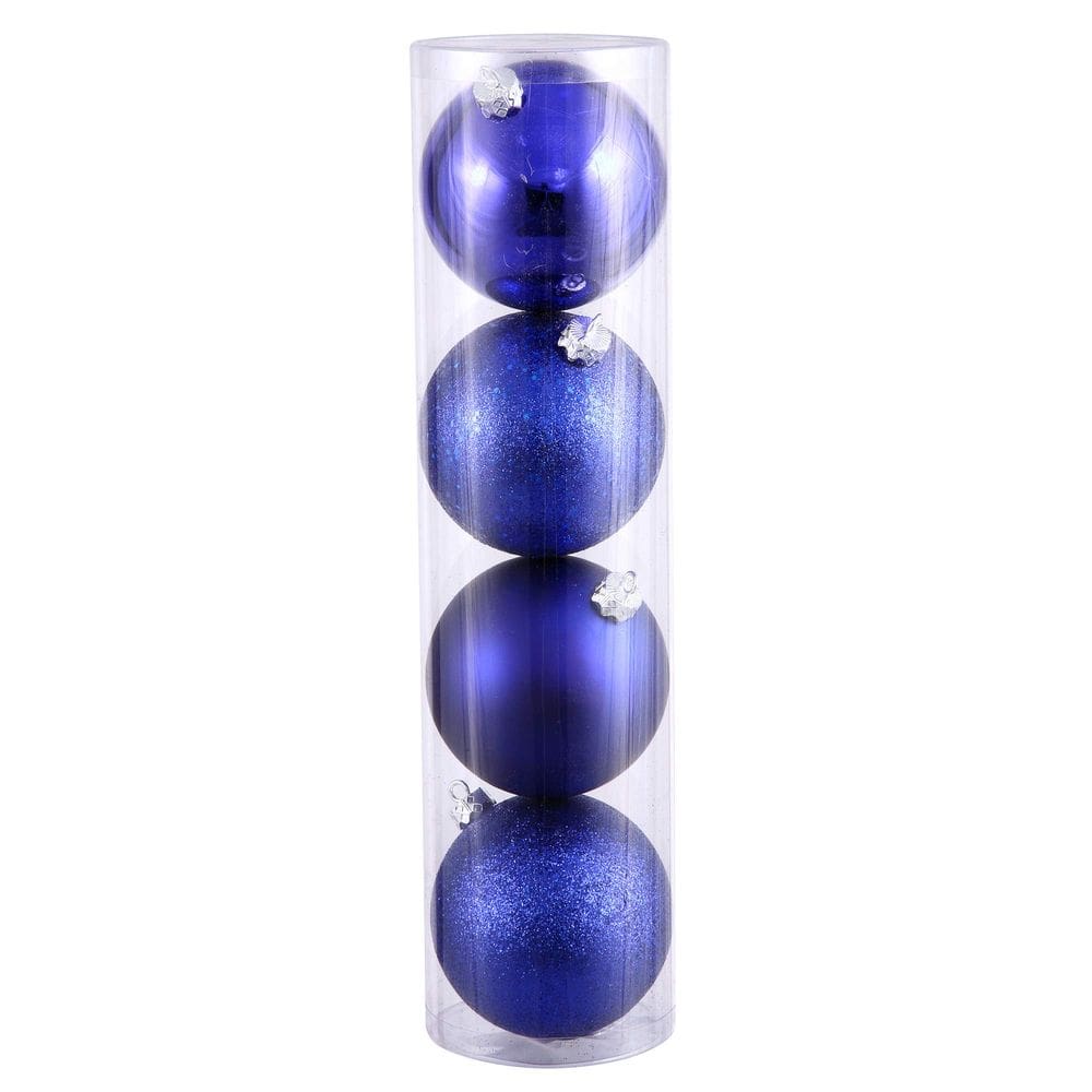 Enfeite suspenso Vickerman 61 cm azul cobalto Ball 24/Box