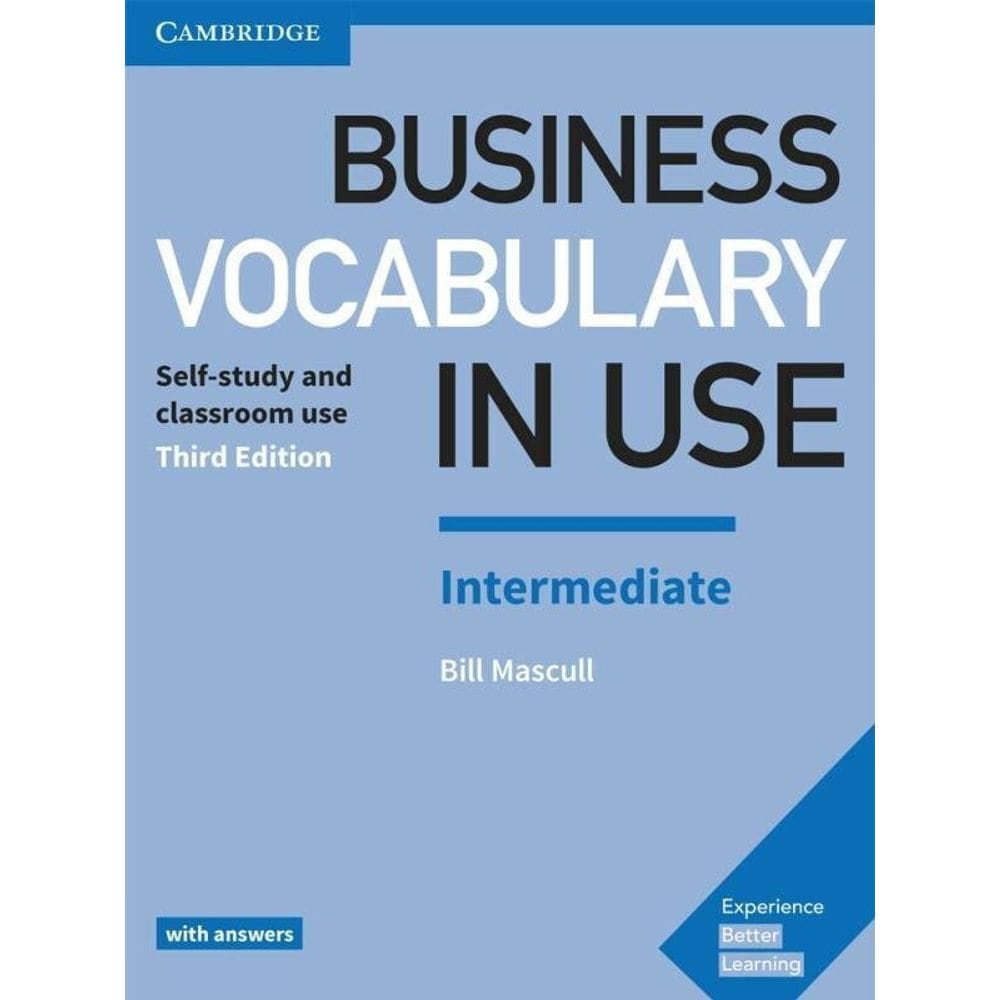 Business Vocabulary In Use - Intermediate Book With Answers