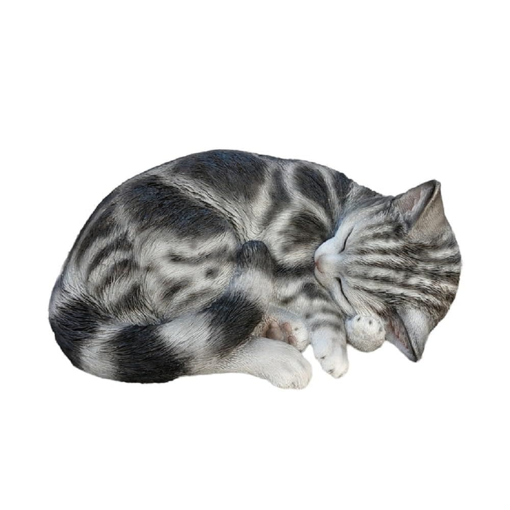 Estatueta Hi-Line Gift Ltd., poliresina Sleeping Cat, 26x20x11 cm