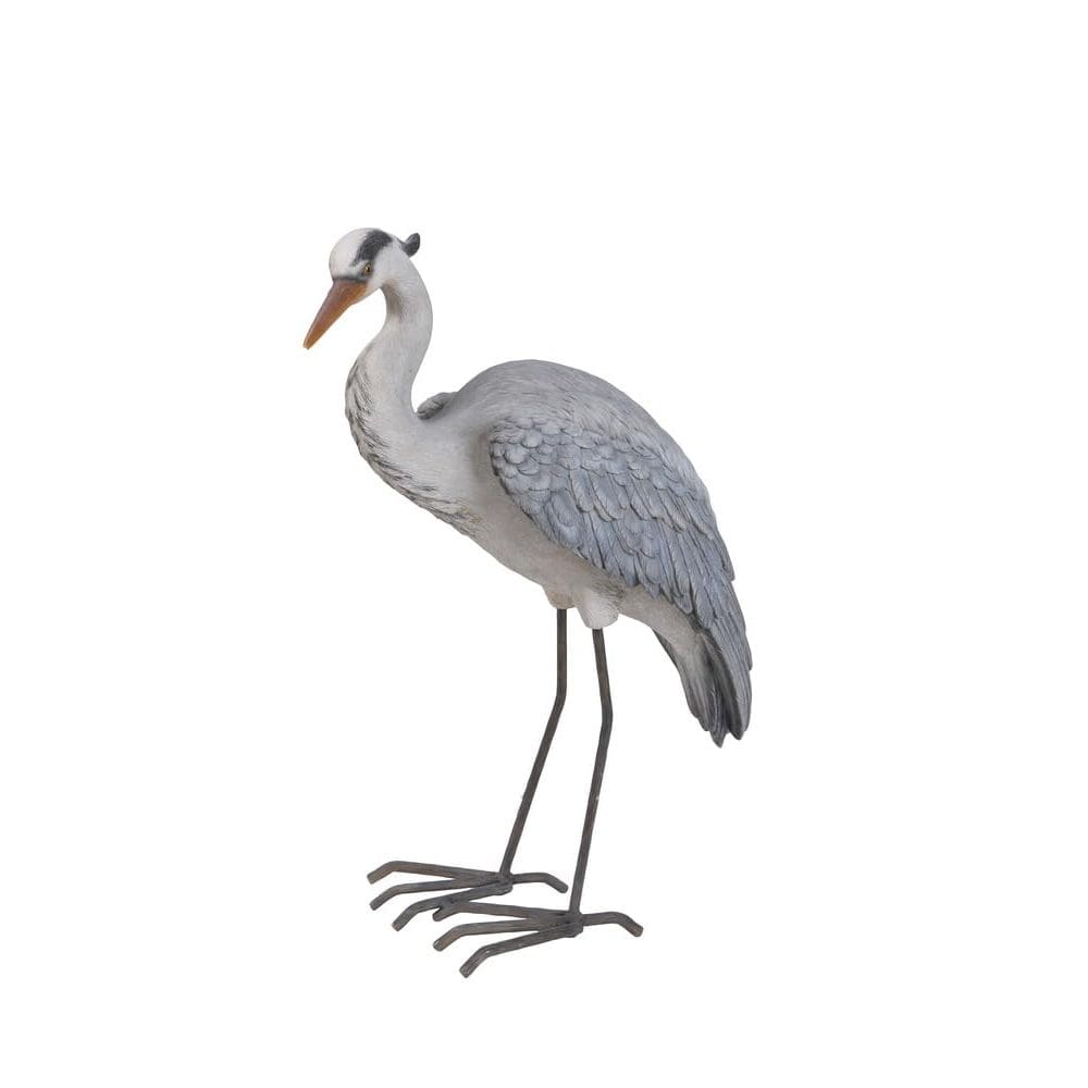 Heron Standing Statue Hi-Line Gift Ltd. Cores vibrantes