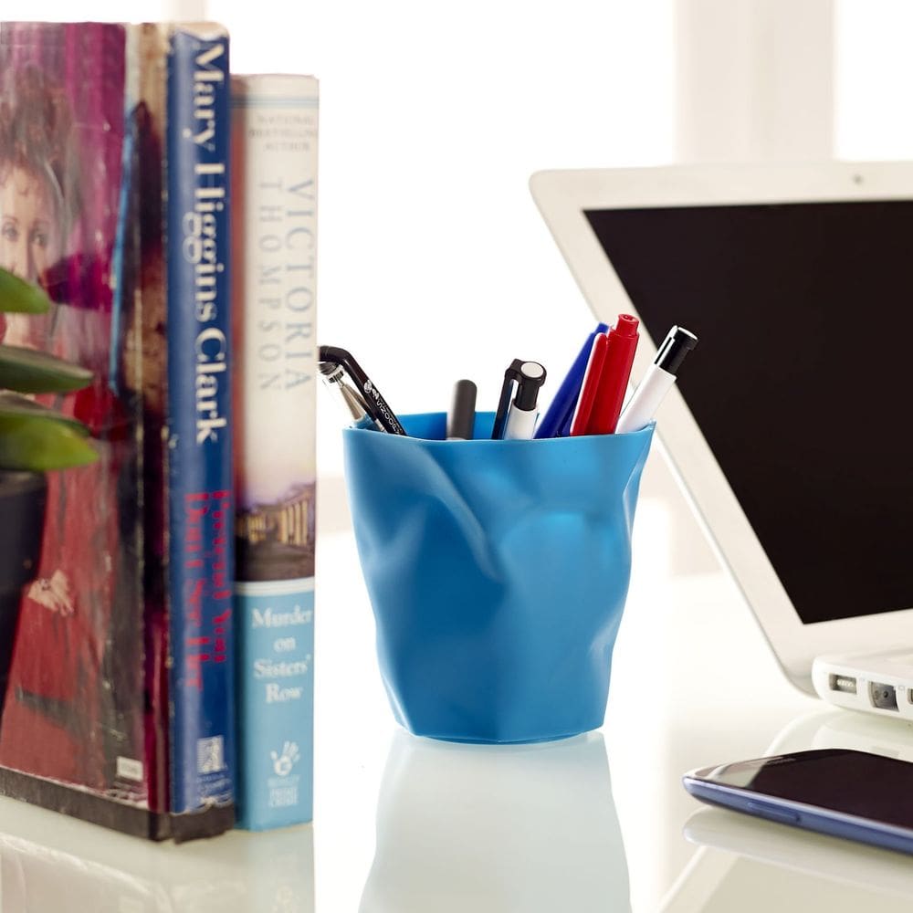 Porta-lápis Caddy Modway Lava de plástico durável azul