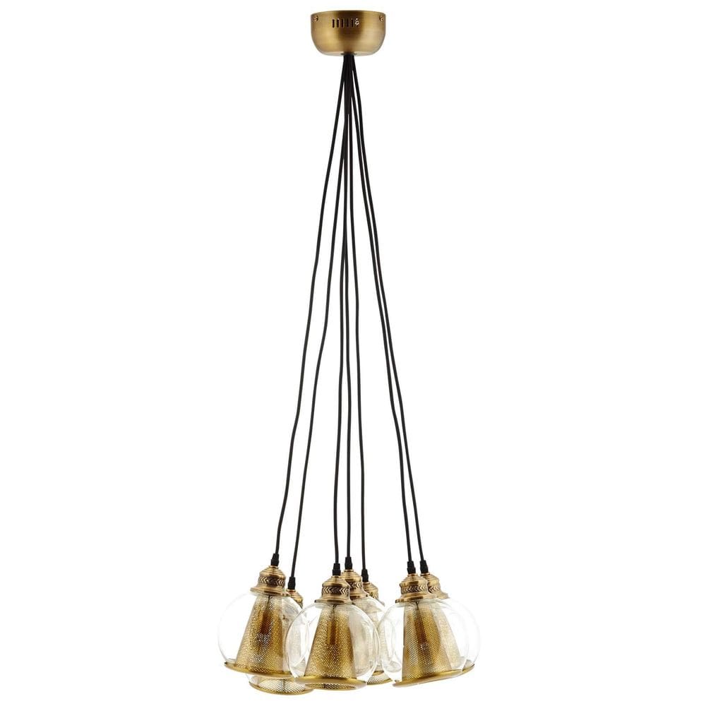 Luminária: pendente de fazenda rústica Modway EEI-3083, 50 cm