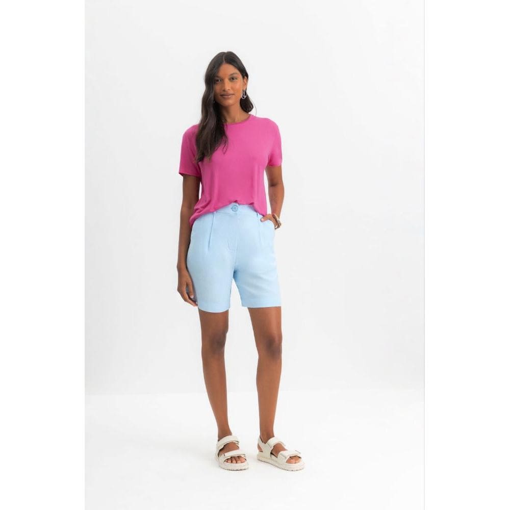 Blusa feminina em malha viscose Essendi