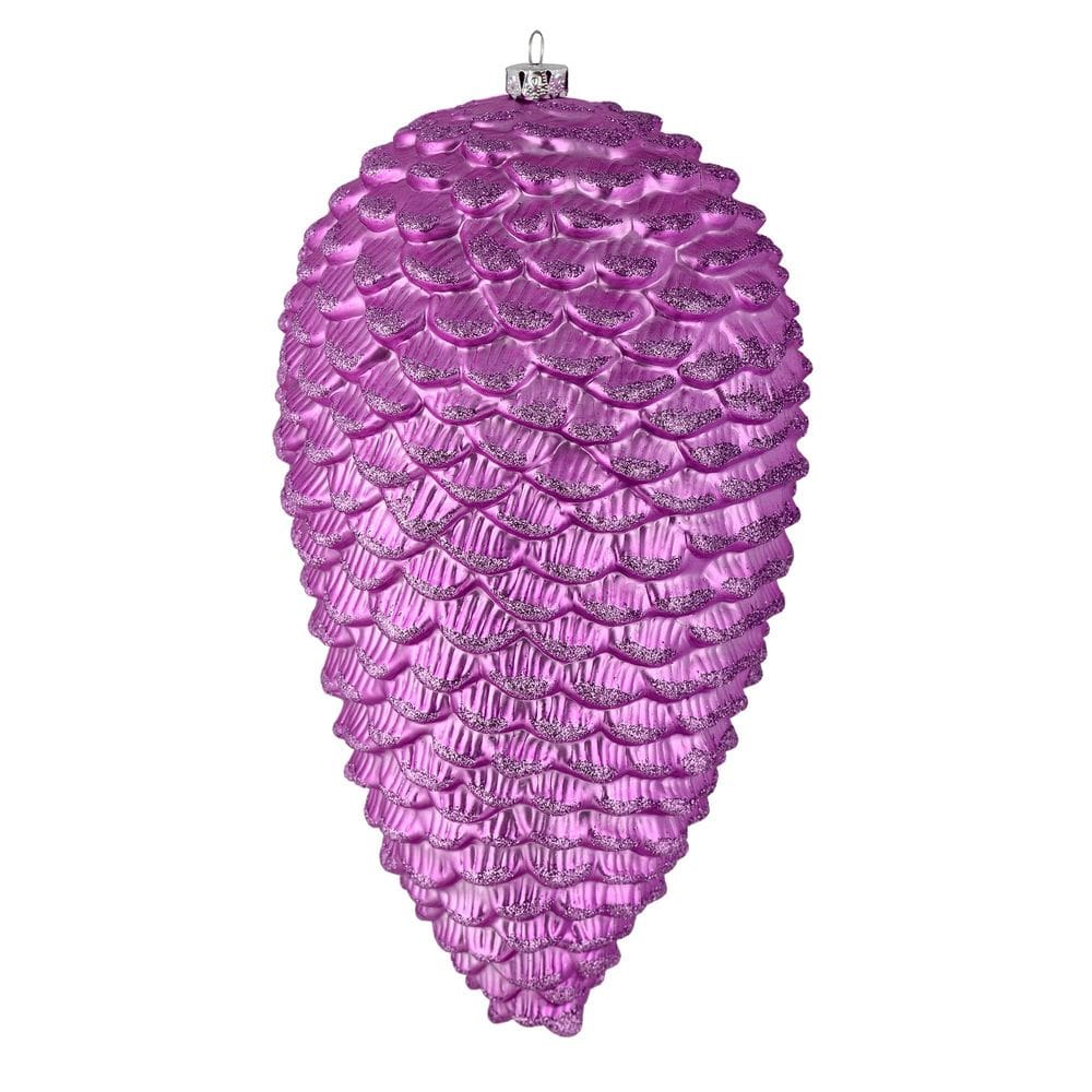 Ornamento pendurado Vickerman Orchid Pinecone
