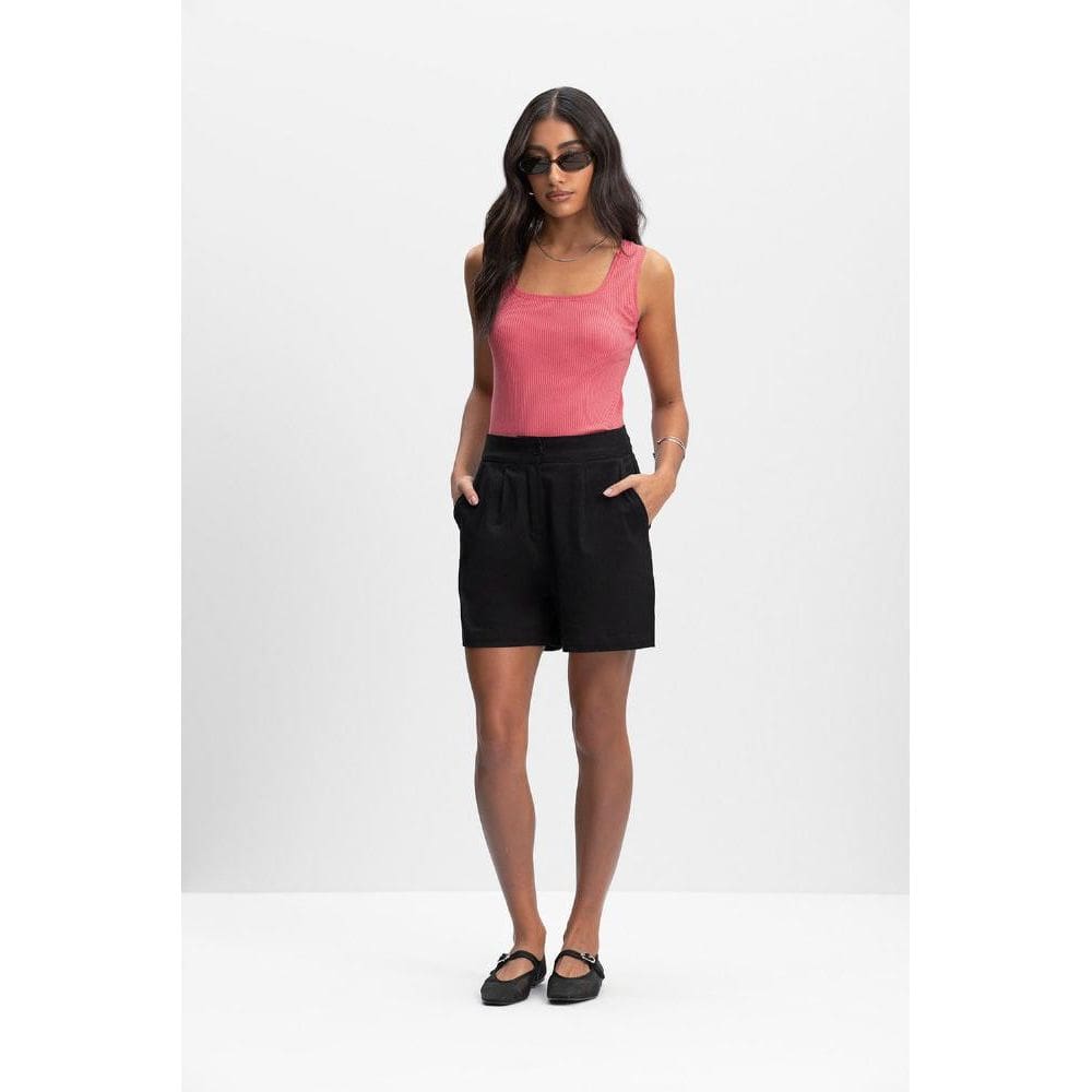 Blusa feminina regata em ribana Essendi