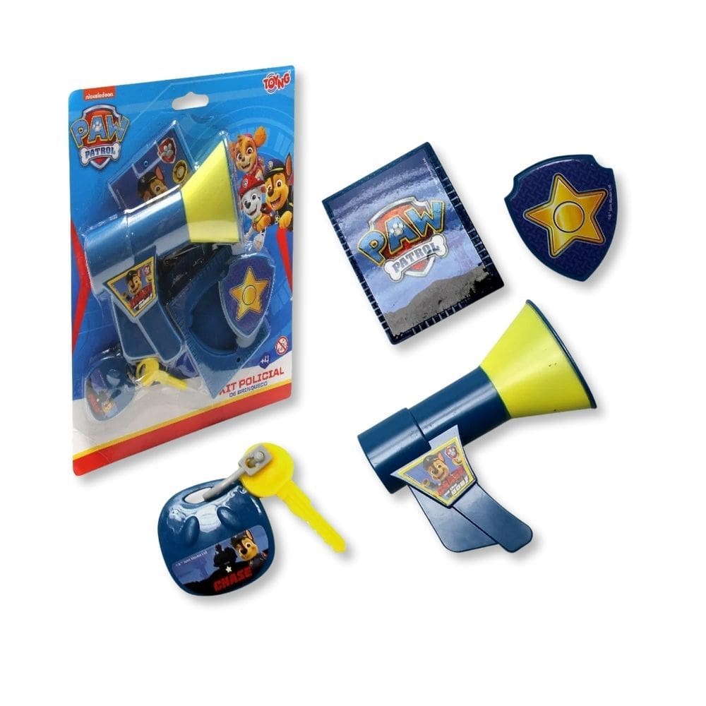 Kit Patrulha Canina Policial Com Acessorios - Toyng